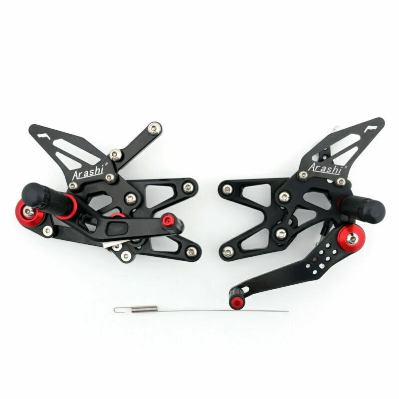 Repose pieds commandes reculées pour Daytona 675 / R 2013-2017 BLK - Photo 2/4