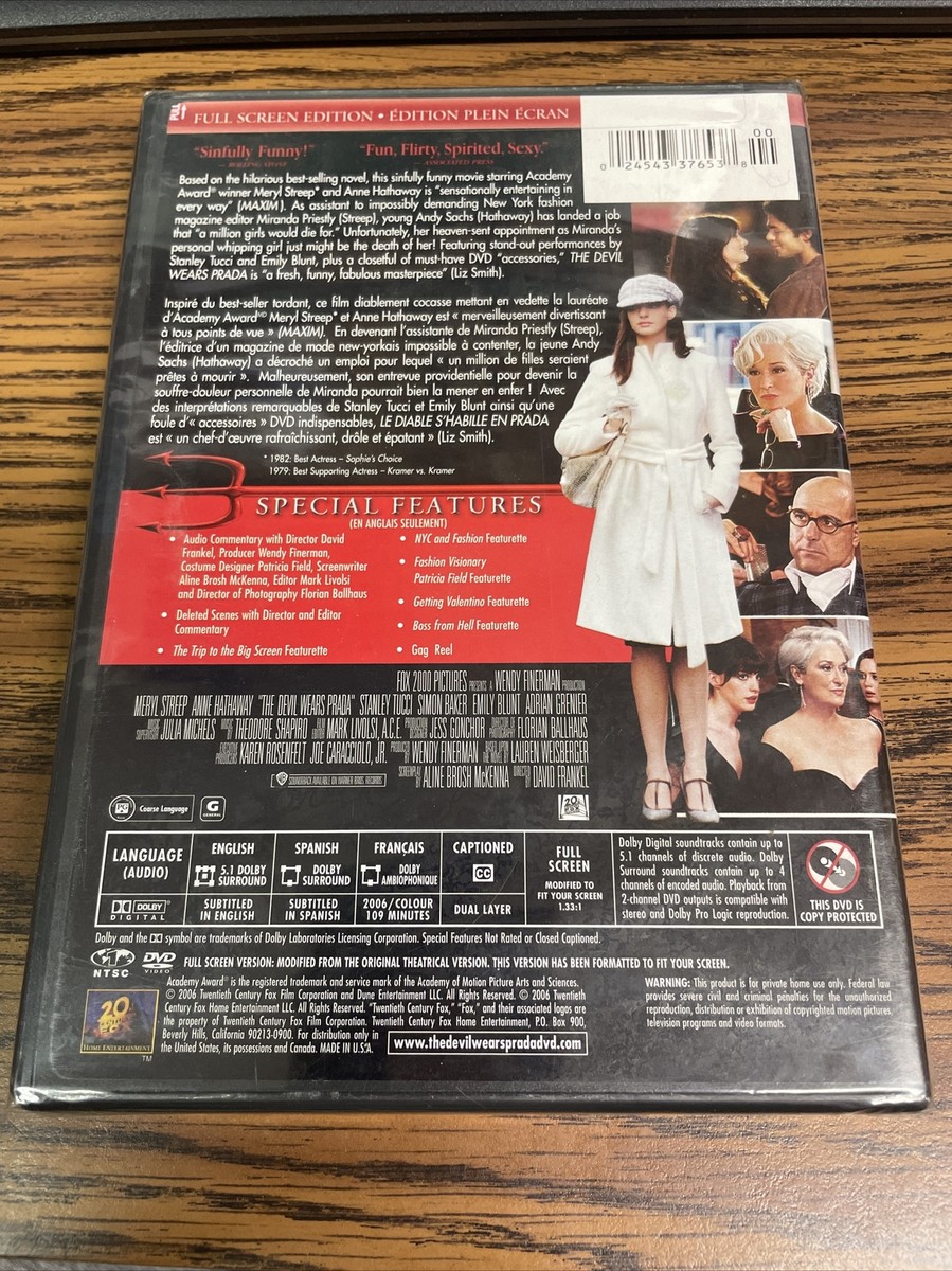 Buy The Devil Wears Prada (DVD, 2006, Canadian Widescreen) online