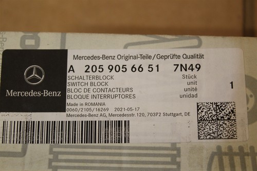 A20590566517N49 Switch Block New genuine Mercedes-Benz part - Picture 4 of 4