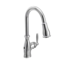 MOEN 7185EWC Brantford Deck Mount Single Handle High Arc Kitchen Faucet Chrome