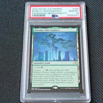 Boseiju, Who Endures 266 Kamigawa NEO Rare PSA 10 Gem Mint MTG | eBay