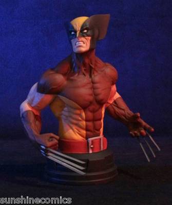 Gentle Giant Wolverine Mini Bust 553/730 Brown Costume Marvel X-Men NEW SEALED