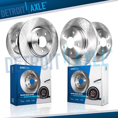 Front Rear Disc Rotor for 1998 - 2001 2002 Crown Victoria Town Car Grand Marquis