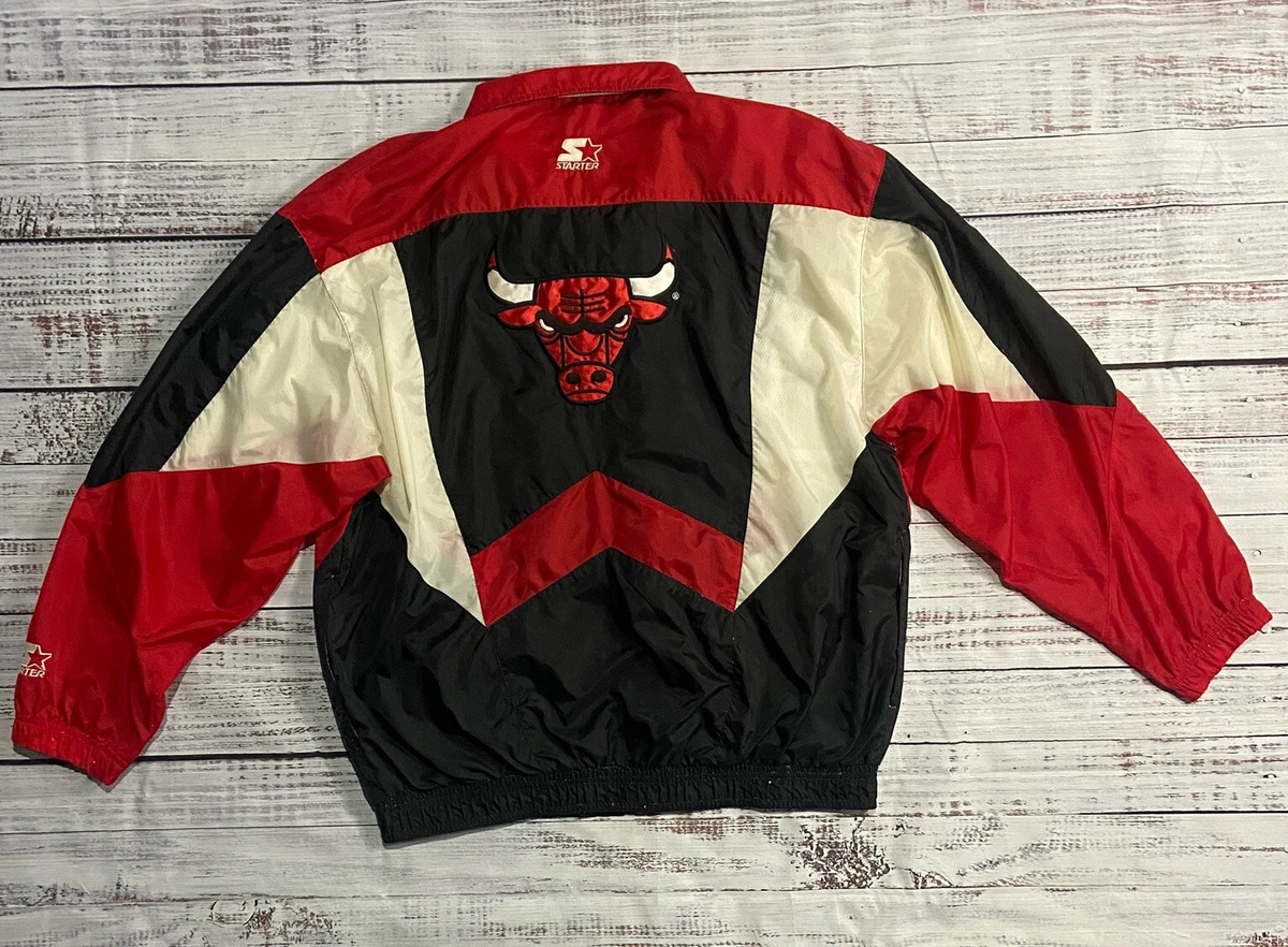 1990's CHICAGO BULLS STARTER WINDBREAKER JACKET M