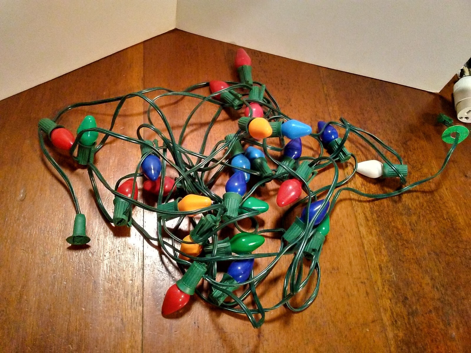 Vintage Amico by Noma Christmas String 25 Lite Set Indoor 25' Long C7