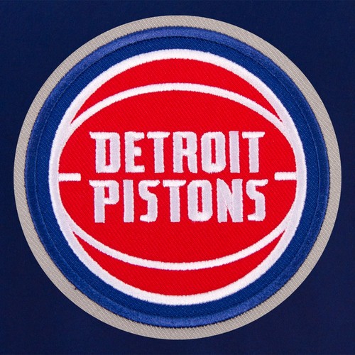 NBA Detroit Pistons JH Design Wollwendejacke mit Patches Logo - Bild 4 von 6