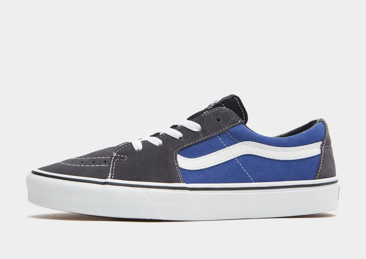 Authentic Vans Sk8 Low Men Sizes UK 7 8 9 Charcoal Blue White