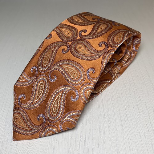 Juego de 3 corbatas vintage con patrones de seda Michael Kors Brooks Brothers Guess - Imagen 5 de 9