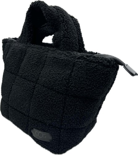 OOG Teddyfell Plüsch Shopper Tasche Wolle Schulter Henkeltasche Tote Bag Fluffy - Picture 4 of 40