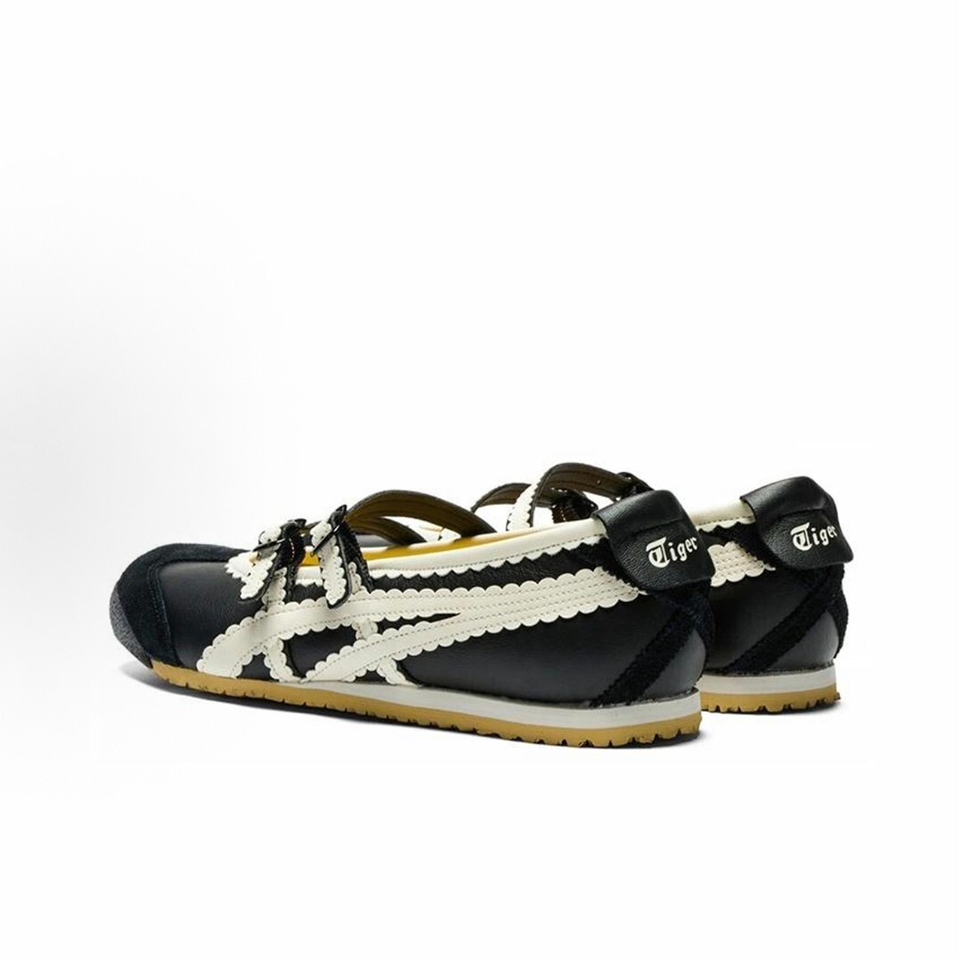 Onitsuka Tiger Mexico 66 Black/Cream 118A2678-001 Mary Jane Ballet