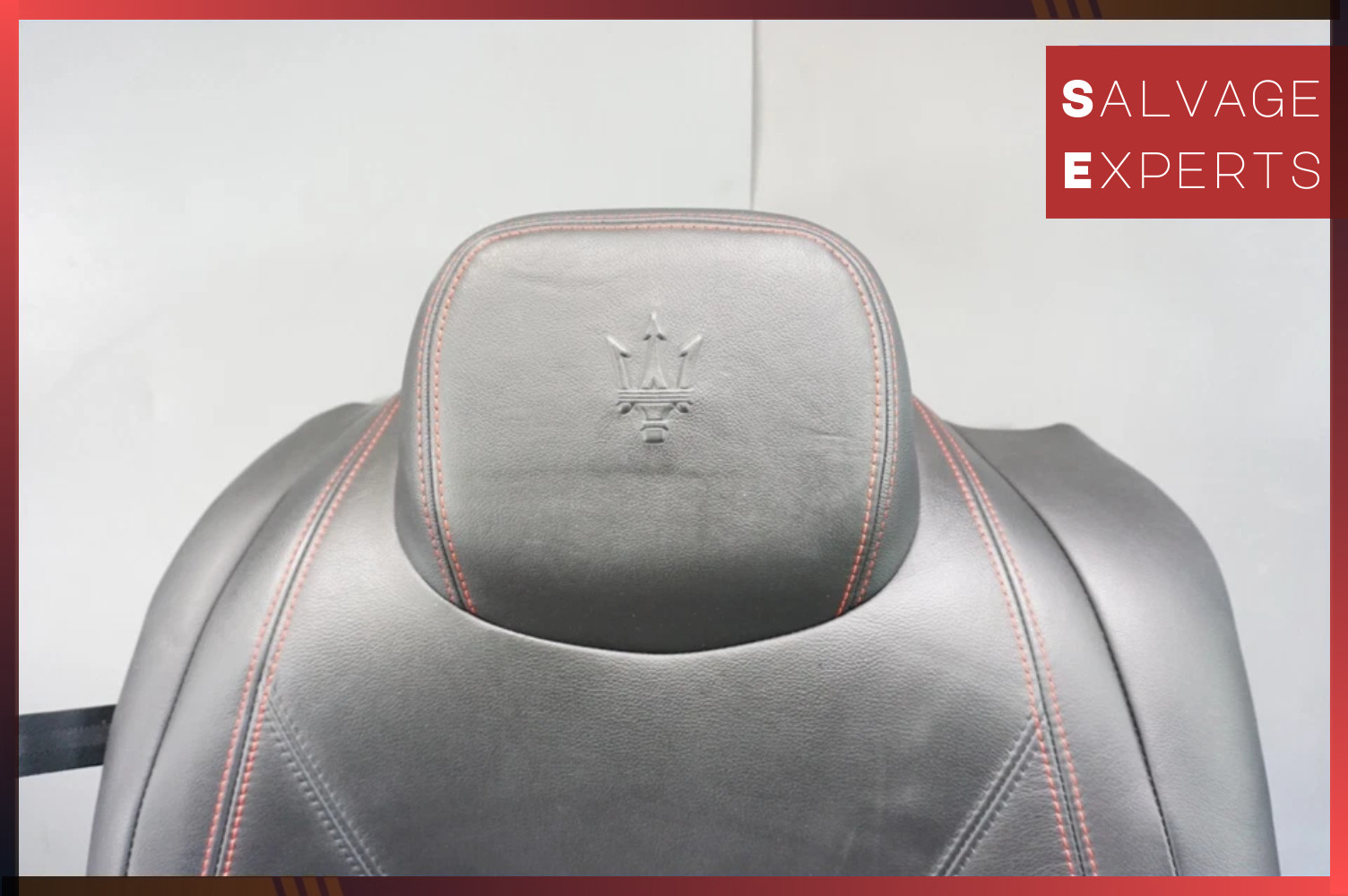 2014-2017 Maserati Ghibli Rear Right Passenger Top Upper Seat Cushion Black OEM