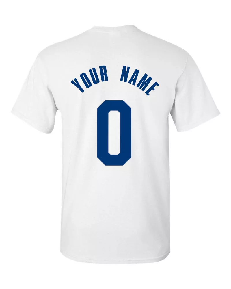 LA DODGERS Custom T SHIRT Name and Number