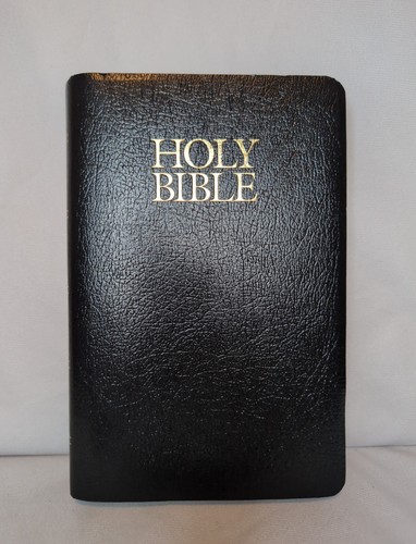Heilige BIBEL KJV hilft Wort Christi roter Buchstabe Zondervan weiches Leder King James - Bild 2 von 9