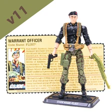 2007 Hasbro G.I. Joe 25th Anniversary FLINT v11 Action Figure | 100% Complete !