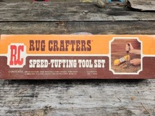 VINTAGE RC RUG CRAFTERS SPEED RUG TUFFING TOOL IN BOX W/INSTRUCTIONS USA MADE
