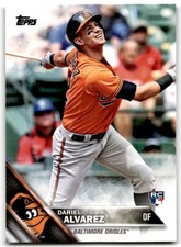 2016 Topps Dariel Alvarez Rookie Baltimore Orioles #311