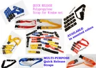 Racing Window Net Track Car Rally Polypropylene QUICK RELEASE FITTING STRAPS
