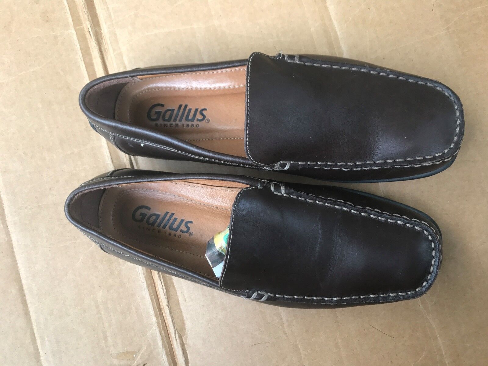 Gallus Menapos;s quot;Driverquot;DrivingBrown Same day shipping LeatherShoes Ranking TOP1 si