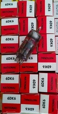 NOS 4x 6DK6 NATIONAL NIB tubes driver 2A3 300B 211 tube 真空管 