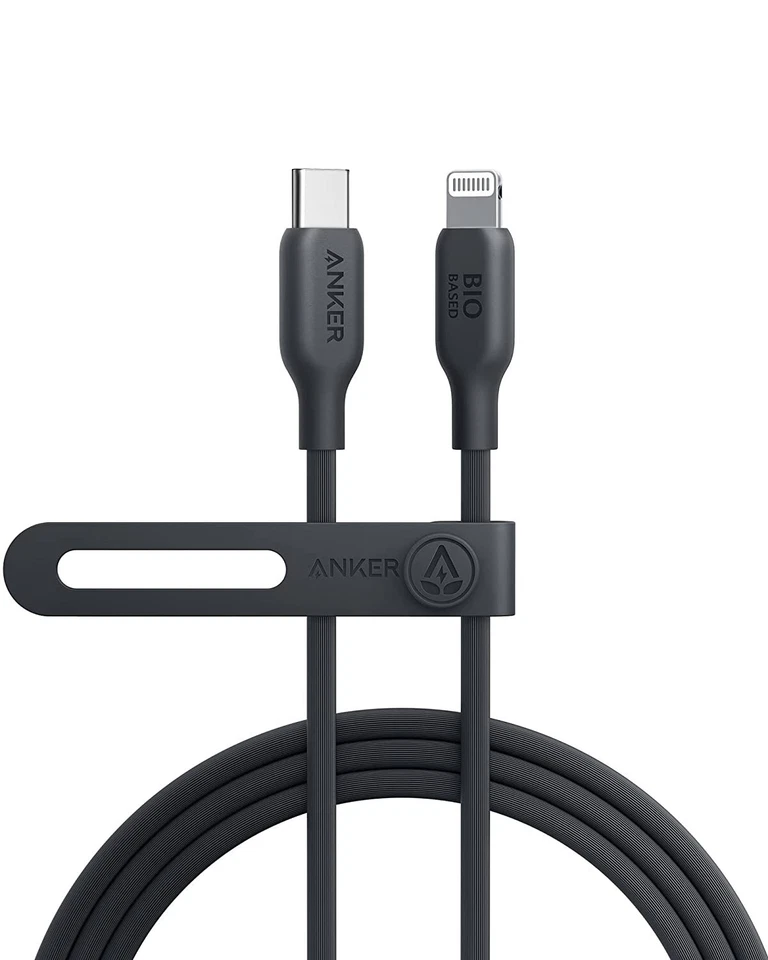 Cabo Anker USB-C para Lightning certificado MFi bio-baseado para iPhone14 recondicionado