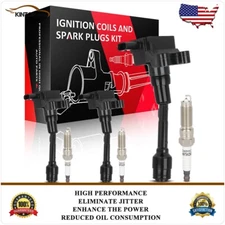 3 Ignition Coils & Spark Plugs For Ford Fiesta Focus EcoSport 1.0L l3 Turbo