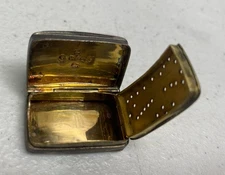 Antique Georgian Era Wardell & Kempson Sterling Silver Vinaigrette Box RARE