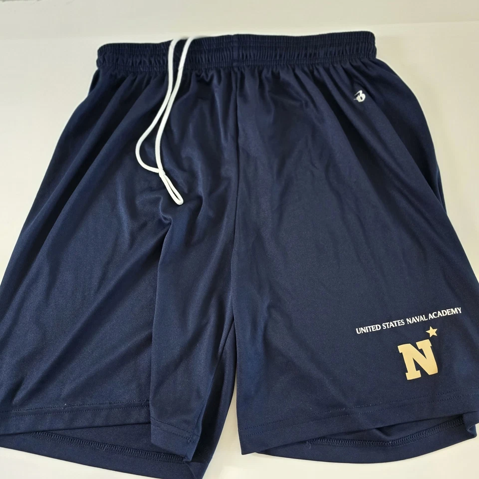 Navy Midshipmen US Naval Academy Basketball Shorts Blue Small - Image 4 of 4