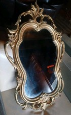 Vintage Syroco Mirror 4411 Mcm Gold Usa 31 14 X 19 14