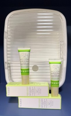 MaryKay Satin Lips, TWO (( 2 ))  Shea Butter Balm White Tea & Citrus. 0.3 OZ NEW