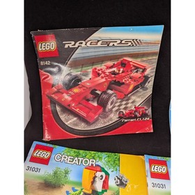 LEGO Instruction Manuals Lot Racers Ferrari 8142 DC Super Heroes 6863 City TMNT