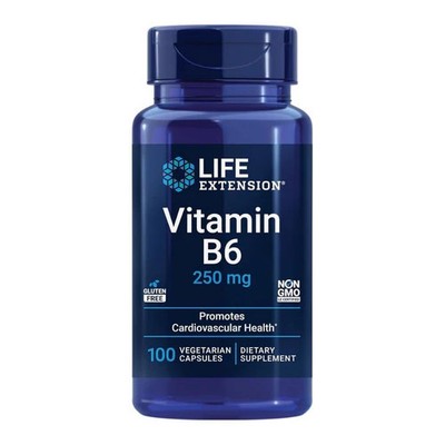 Vitamin B6 100 Veg Caps 250 Mg by Life Extension
