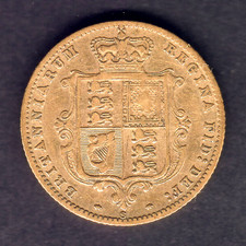 Australia. 1872 Sydney - Half Sovereign.. Fine - Trace Lustre