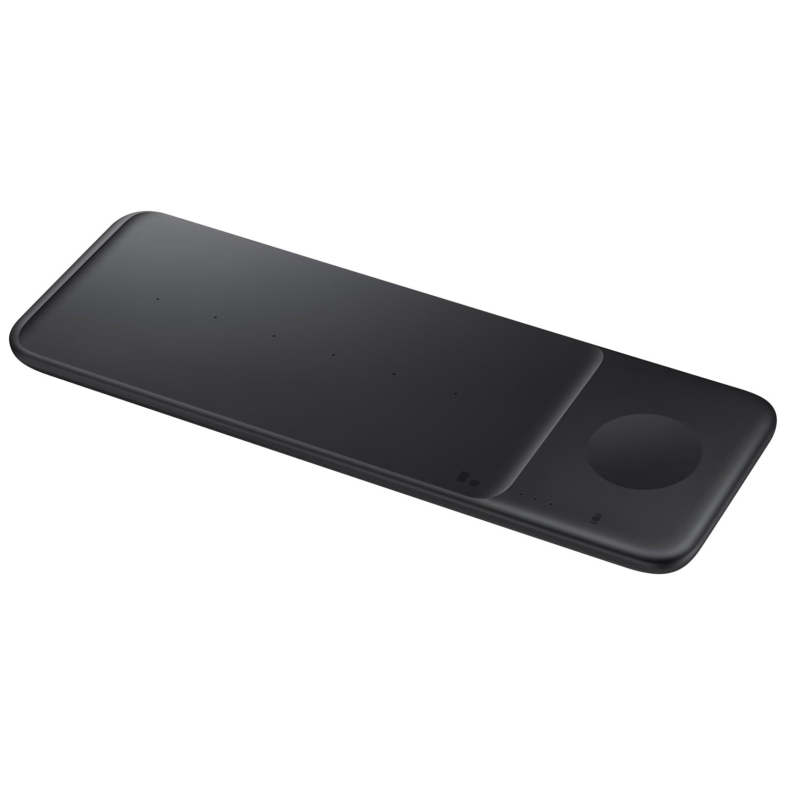 Chargeur sans fil Samsung Trio 9W au design premium noir pour recharger avec élégance