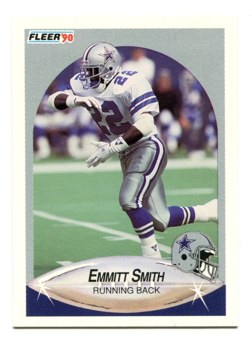 1990 Fleer Update Emmitt Smith #U-40 Rookie RC  Cowboys