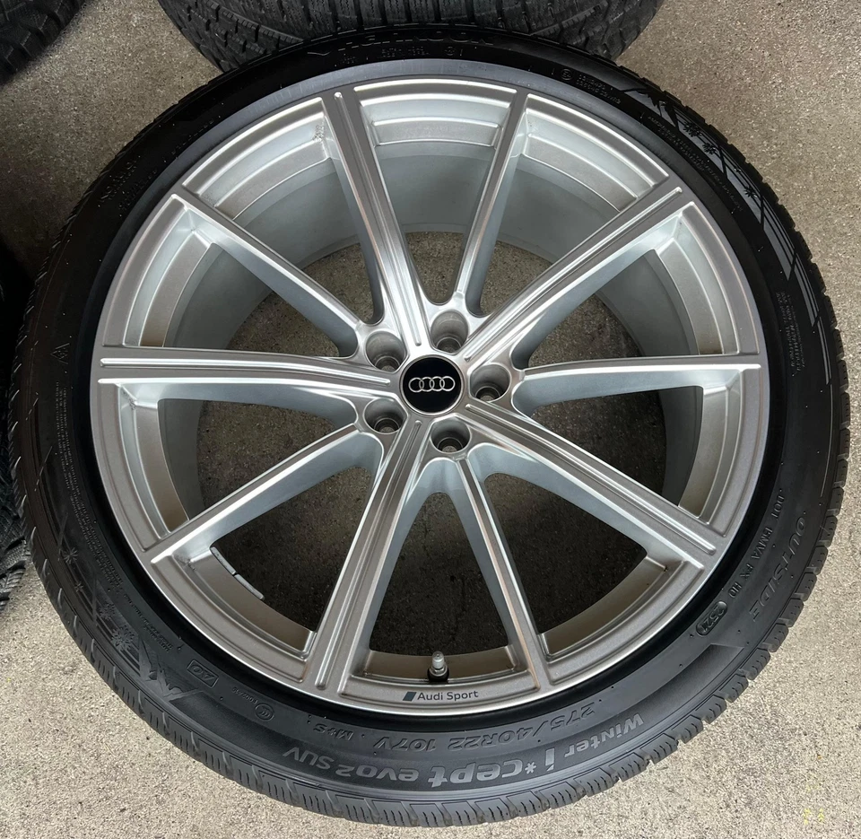 4 ORIGINAL 22" ALU WINTERRÄDER AUDI RSQ8 Q8 4M 4M8601025AM 275/40R22 107V RDKS - Bild 4 von 4