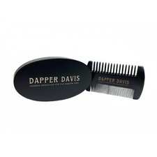 Beard Brush and Comb Set for Men Boar Bristle Beard Brush Wooden Beard Co...