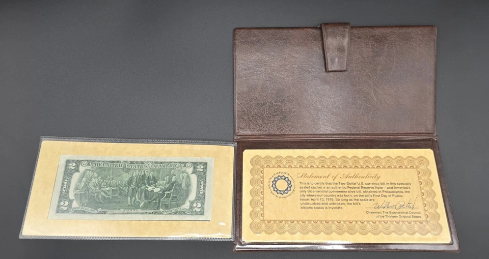 1976 US $2 Bicenennial Set, FR#1935C, Superb Gem Unc 69 EPQ, Serial#: C07438608A - Image 2 of 4