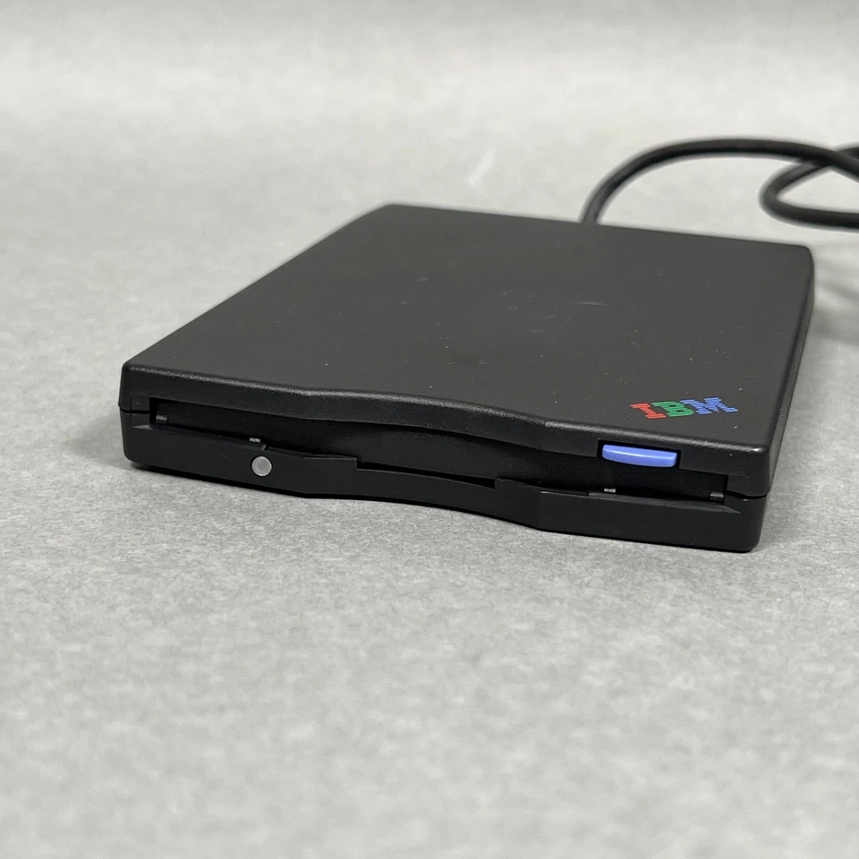 IBM USB Portable Diskette Drive MPF82E External Floppy Drive Works Great - Image 3 of 4