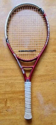 Wilson Hyper Hammer 5.6 Carbon Rollers Tennis Racquet 4 3/8 (3) Grip Size