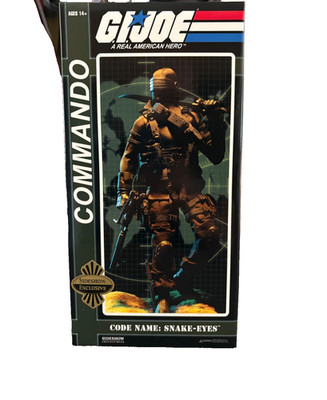 NEW G.I. Joe Commando Code Name : Snake-Eyes 1/6 Figure Sideshow 2009 gi jo