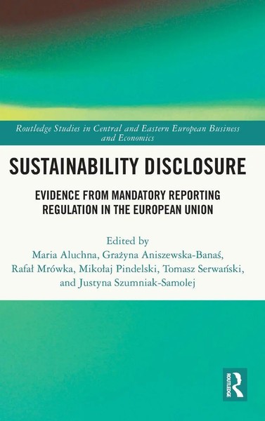 Sustainability Disclosure | Maria Aluchna (U. A.) | Buch | Englisch | 2025-image