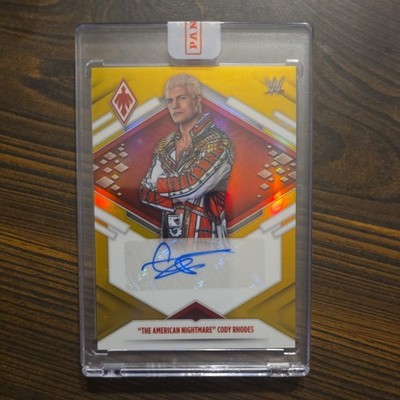 ''THE AMERICAN NIGHTMARE'' CODY RHODES 2022 CHRONICLES PHOENIX AUTO GOLD /10