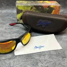 New Maui Jim Matte Black Polarized Sunglasses