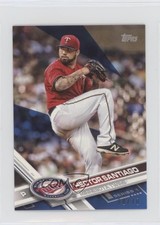 2017 Topps Mini Blue 8/10 Hector Santiago #336 0h1