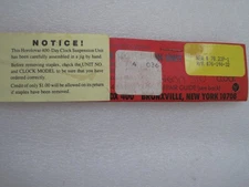 Horolovar 400 Day Anniversary Clock Suspension Spring Unit 32 Henn Standard 54