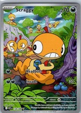 Scraggy 138/086 Illustration Rare SV: White Flare NM on eBay