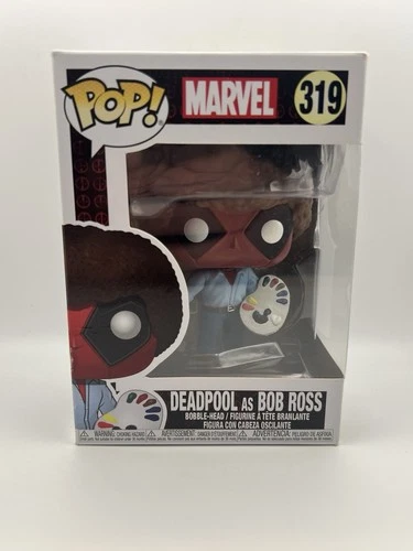 Funko Pop! Vinyl: Marvel - Deadpool as Bob Ross #319