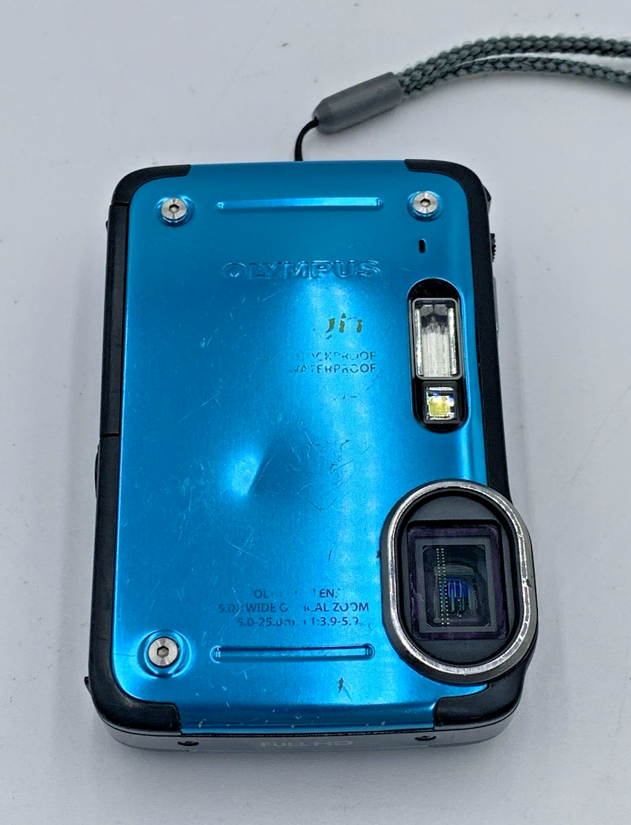 OLYMPUS Tough TG-620 Full HD 5x Optical Zoom 12MP Blue Digital