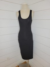 J CREW xs black ribbed tank dress/lounge wear
