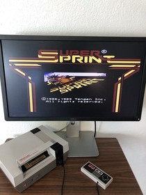 Super Sprint Nintendo Entertainment System NES 1991 TENGEN Official Racing Works